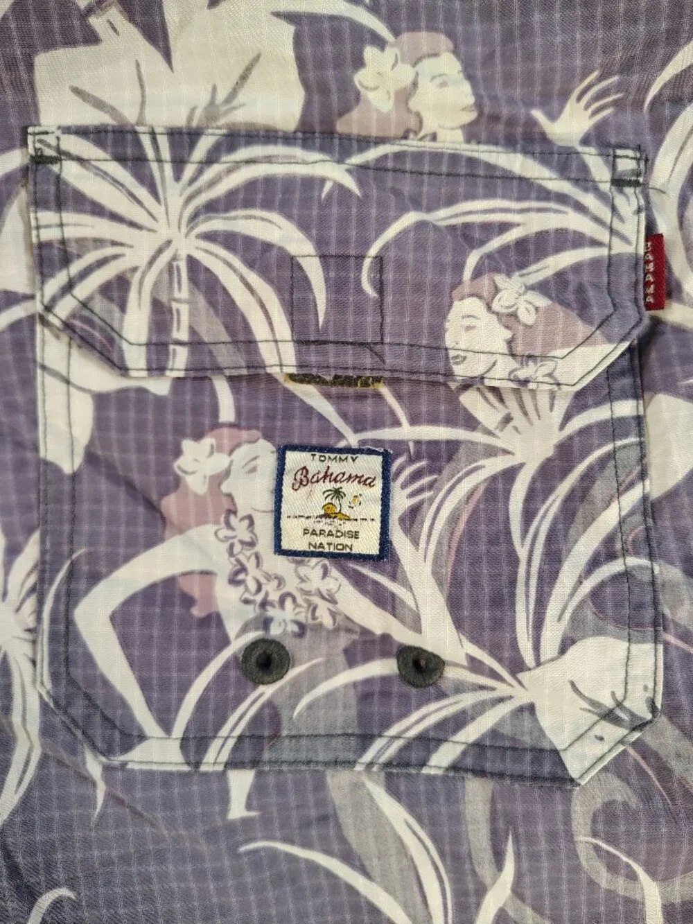 Men's Large Hawaiian Tropical Themed Tommy Bahama Swimshorts